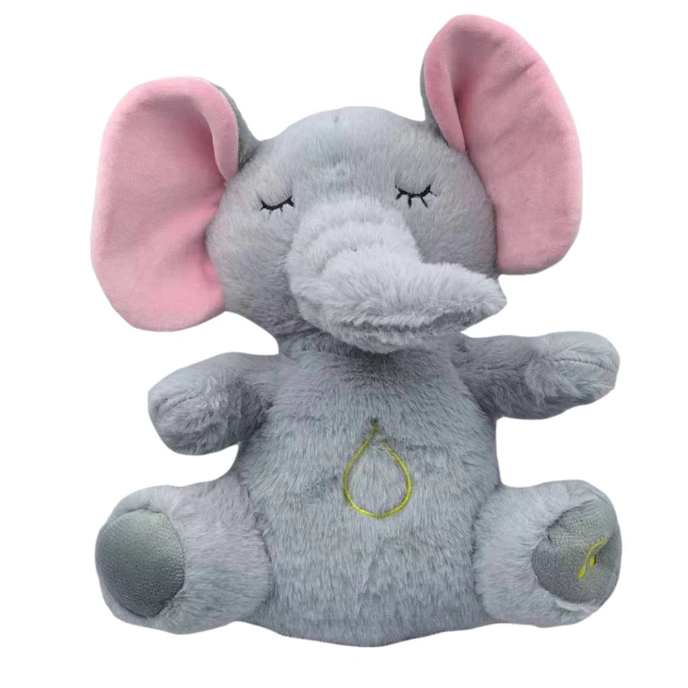 Kawaii Koala Soothing Musical Plush Toy Baby Sleeping Companion Sound and Light Doll Breathing Motion Koala Bear Toys Gifts