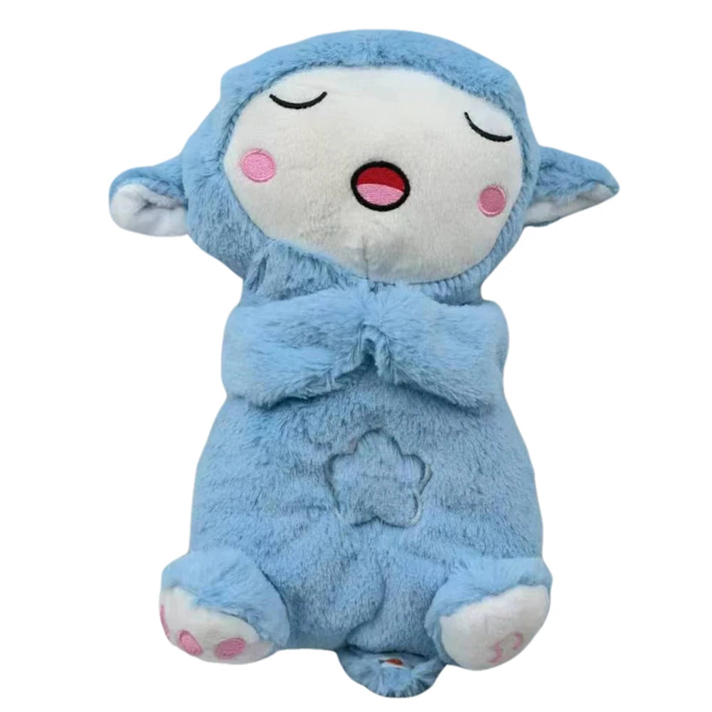 Kawaii Koala Soothing Musical Plush Toy Baby Sleeping Companion Sound and Light Doll Breathing Motion Koala Bear Toys Gifts