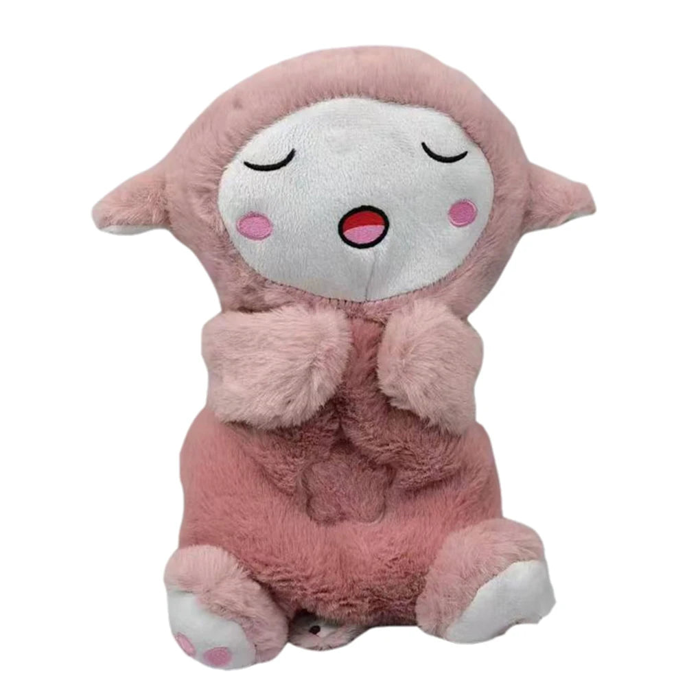 Kawaii Koala Soothing Musical Plush Toy Baby Sleeping Companion Sound and Light Doll Breathing Motion Koala Bear Toys Gifts